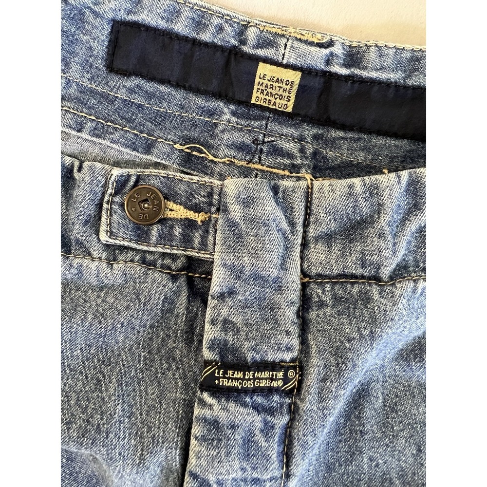 VNG Marithe Francois Girbaud Jeans Mens 38 Blue Baggy‎ Shuttle Tape Skater Y2K - Picture 7 of 16